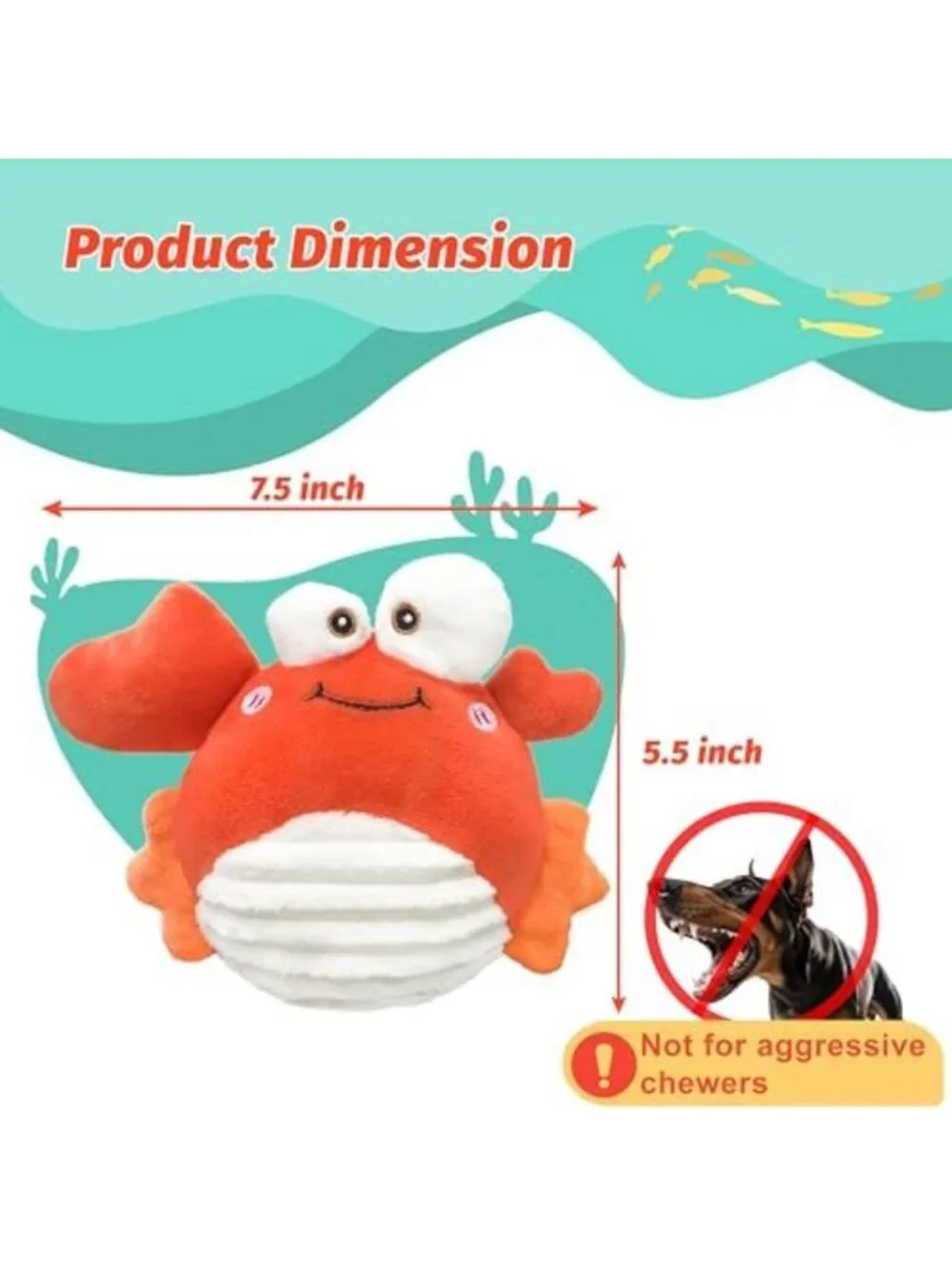 Engaging Interactive Crab Dog Toy for Endless Fun and Mental Stimulation